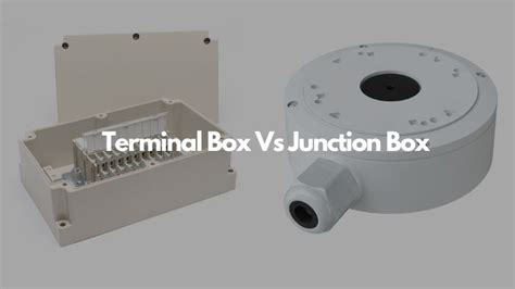 trailer junction box vs terminal strip|terminal enclosure vs junction box.